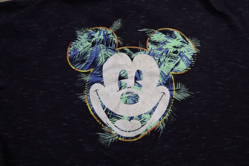 Disney Women Sweater XXL Blue Mickey Mouse Disneyland Sweatshirt Hoodie - Picture 5 of 8