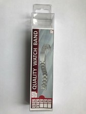 5x Stainless Steel Watch Bands Strap For Wristwatch Double Clasp Bracelet Silver