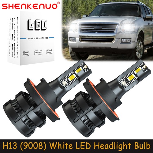 Para Ford Explorer 2006-2010 Combo 9008 H13 Faros LED Bombillas Luz Alta Baja Z8 - Imagen 1 de 15