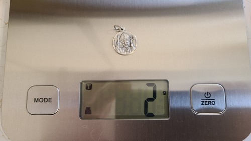 Colgante Virgen María Regina Poloniae Madonna Polaca Częstochowa .75" Tono Plata - Imagen 10 de 10