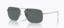 Oliver Peoples 0OV1150S 5036P2 Clifton Silver/Grey Polarized Men's Sunglasses