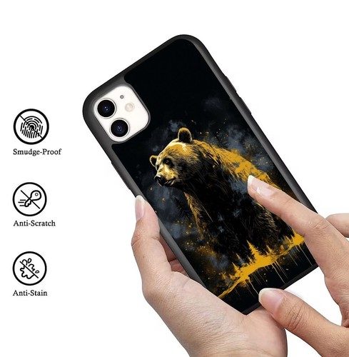 Hybrid Covers For Samsung A15 A16 S23 S24 S25 Ultra FE roaring grizzly bear wild - 第 20/25 張圖片