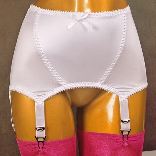 S-3XL cintura vintage faja corpiño soporte cadera 6 correas soporte medias nuevo - Imagen 1 de 8