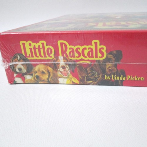Little Rascals 1000 Piece Jigsaw Puzzle Linda Picken Dog Art White Mountain - Picture 3 of 8