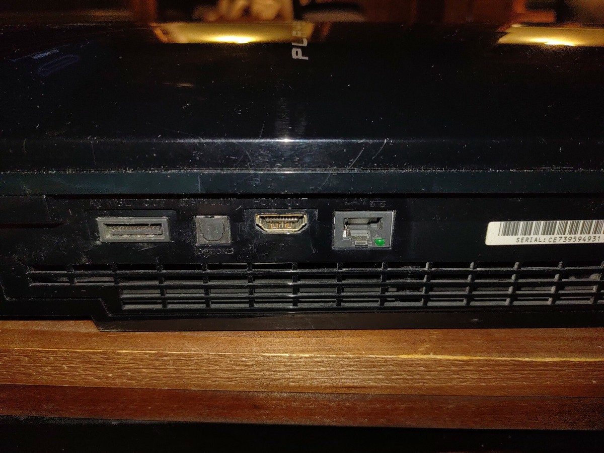 Sony PlayStation 3 System Fat PS3 40GB Console CECHH01