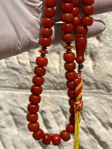Royal Antique Ottoman Faturan Rosary 65 Rare فاتوران الماني سوبر انتيك نوادر - Picture 2 of 21