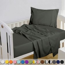 3 PIECE SHEET SET TODDLER BOY GIRL KID ROOM COZY BRUSHED SOFT FLEXIBLE BEDDING