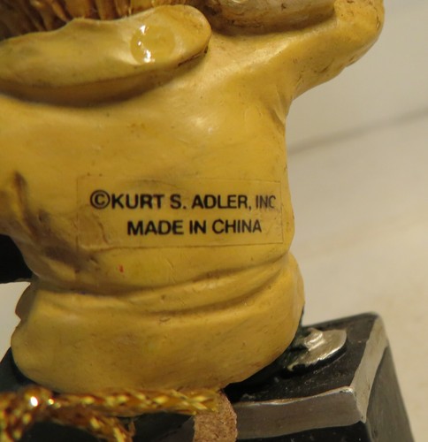 Vintage Kurt Adler Photographer Camera Mouse Ornament Say Cheese 3" Tall Used - Picture 10 of 16