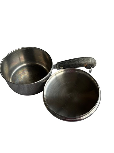 Vtg Revere Ware 5 3/4 inch Sauce Pan Pot w/Lid Copper Bottom USA - Picture 6 of 10