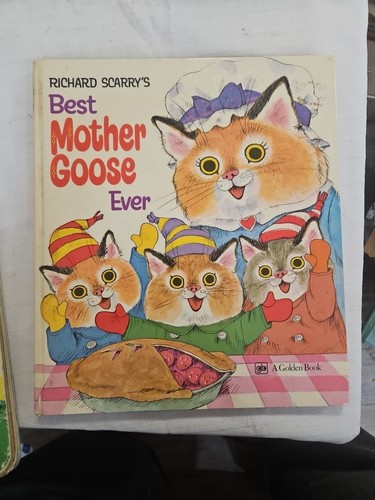 HB Large Golden Books-One Happy Family A Story About Counting & Mother Goose - Imagen 7 de 10