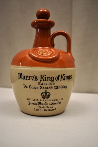 Vintage James Munro & Son King Of King's Deluxe Scotch Whisky Jug Bottle Empty"2 - Picture 2 of 5