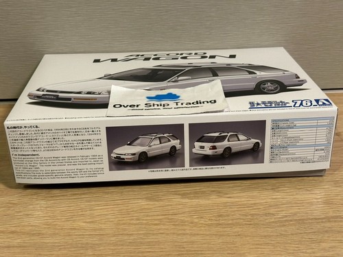 Modellino auto Aoshima n.76 Honda CF2 Accord Wagon SiR scala 1/24 model kit - Foto 4 di 14