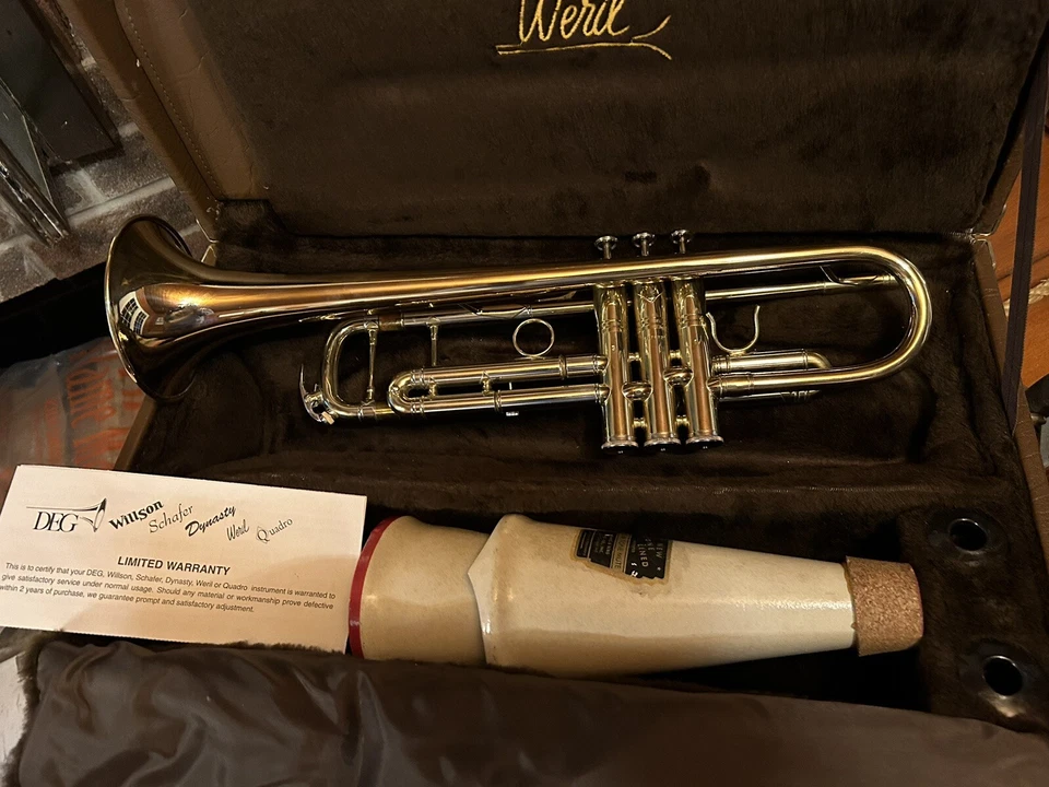 Trompeta profesional serie de conciertos Weril Regium con mudo Humes Berg Foto 2 de 4