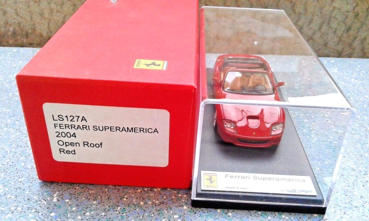 ルックスマート FERRARI SUPERAMERICA 2004 1/43 Looksmart models LS127A, FERRARI Superamerica,open roof