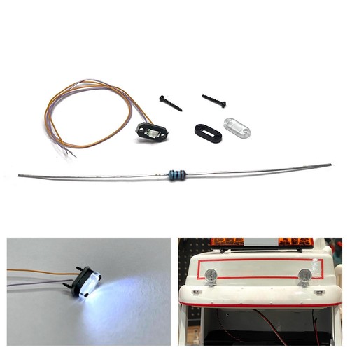LED Plastic Marker 3-3.2V Head Clearance Light Lamp for 1/14 RC Tractor Truck - Picture 1 of 6