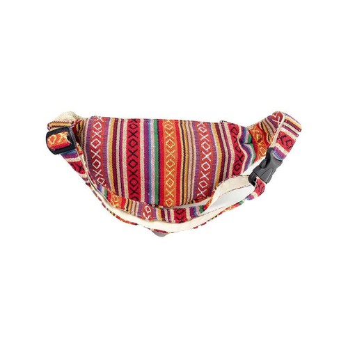 Handmade Hemp Fanny Pack Bum Bag Boho Hippie Waist Bag Money Belt Running Belt - Picture 6 of 31