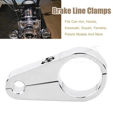 1.25"​ Handlebar Brake Line Clamp For Harley Sportster 1200 883 Softail Fatboy