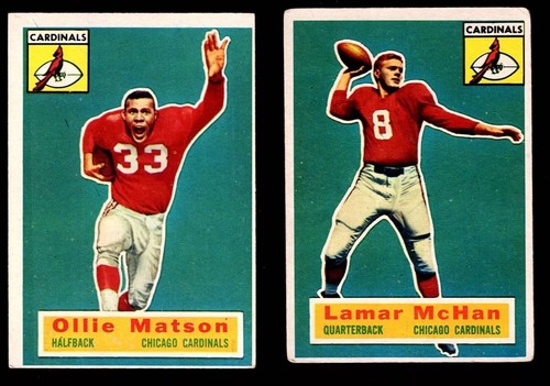 Cardinals SP Lot: 1956 Topps 58 Ollie MATSON McHANON STONSIFER SIMMONS MANN +++ - Picture 4 of 7