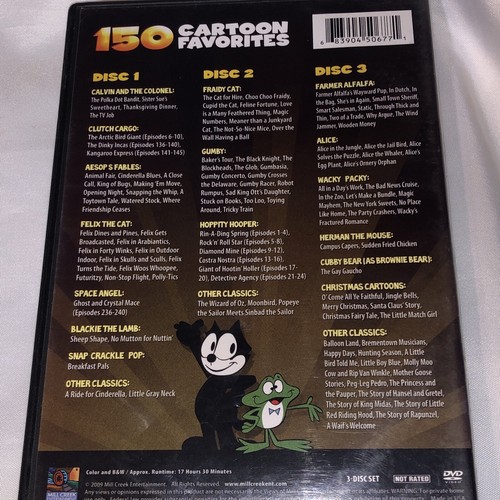 150 Cartoon Favorites - DVD Please See Description We Offer Combined Shipping 683904506771 | eBay 150 Cartoon Favorites - DVD Please See Description We Offer Combined Shipping 683904506771 | eBay
