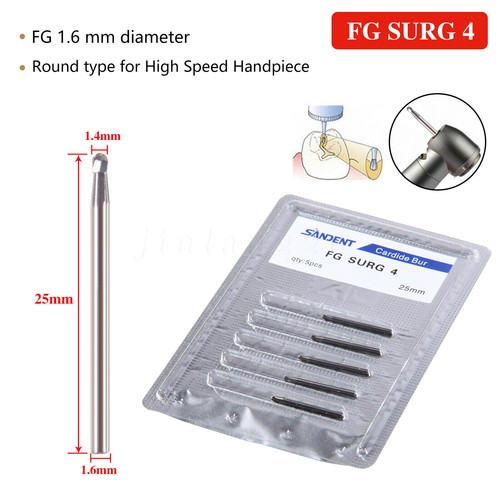 Dental Surgical Length Bur 25mm Tungsten Carbide FG SL Midwest FGOS FG SURG - Picture 68 of 100