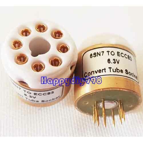 1 Stück DIY Adapter Buchse Konverter 6SN7 zu ECC83 12AX7 6,3 V für Vakuumröhre AMP - Bild 1 von 3