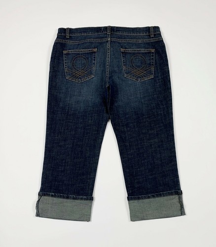 Benetton jeans shorts bermuda donna usato W34 tg 48 denim pantalone corto T6904 - Foto 5 di 12