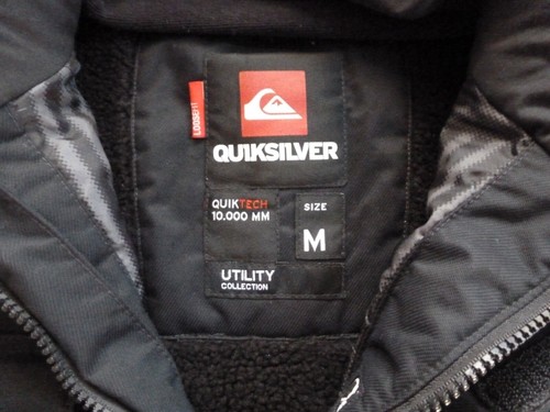 Quiksilver Quiktech Utility Collection Jacket Mens M Ski Snowboard 10.000mm - Picture 7 of 24