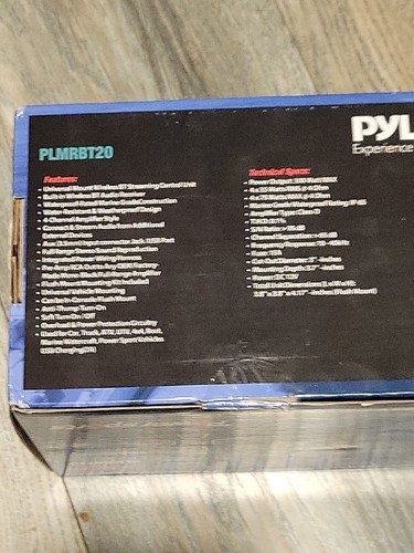 Pyle 300 Watt Amplified Wireless BT Audio Controller Waterproof Marine - Bild 3 von 5