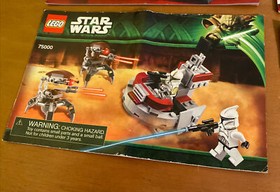 4 Lego Star Wars Instruction Manuals Only: 8092, 8083, 75000, 75001