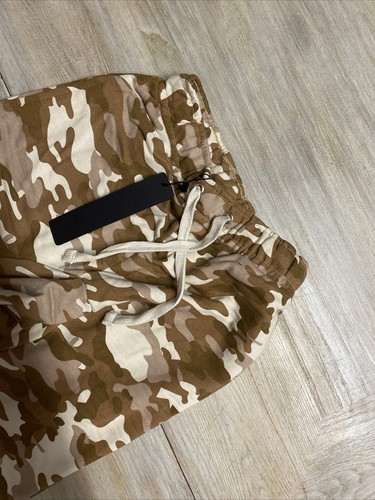 Pantalones de chándal para hombre camuflados pequeños beige piedra PVP £35 King Kouture ajustados - Imagen 3 de 13