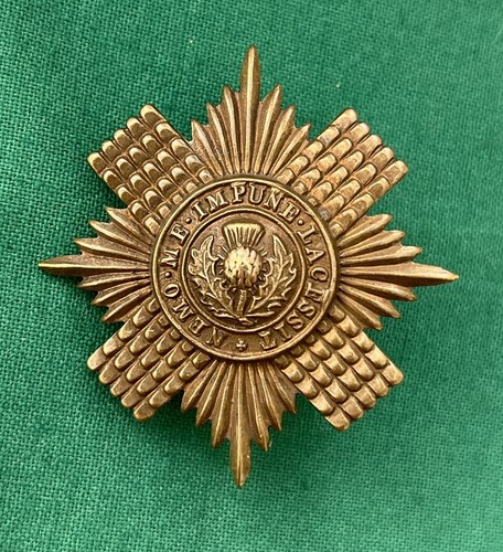 Early Scots Guards Cap Star "N-S Lugs" Genuine British Army Military Cap Badge.. - Picture 8 of 8