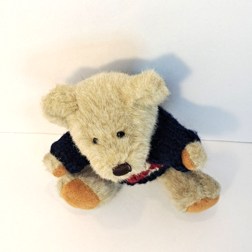 Suéter Hugfun International Inc Vintage Oso de Peluche Azul Rojo Blanco A Cuadros - Imagen 7 de 11