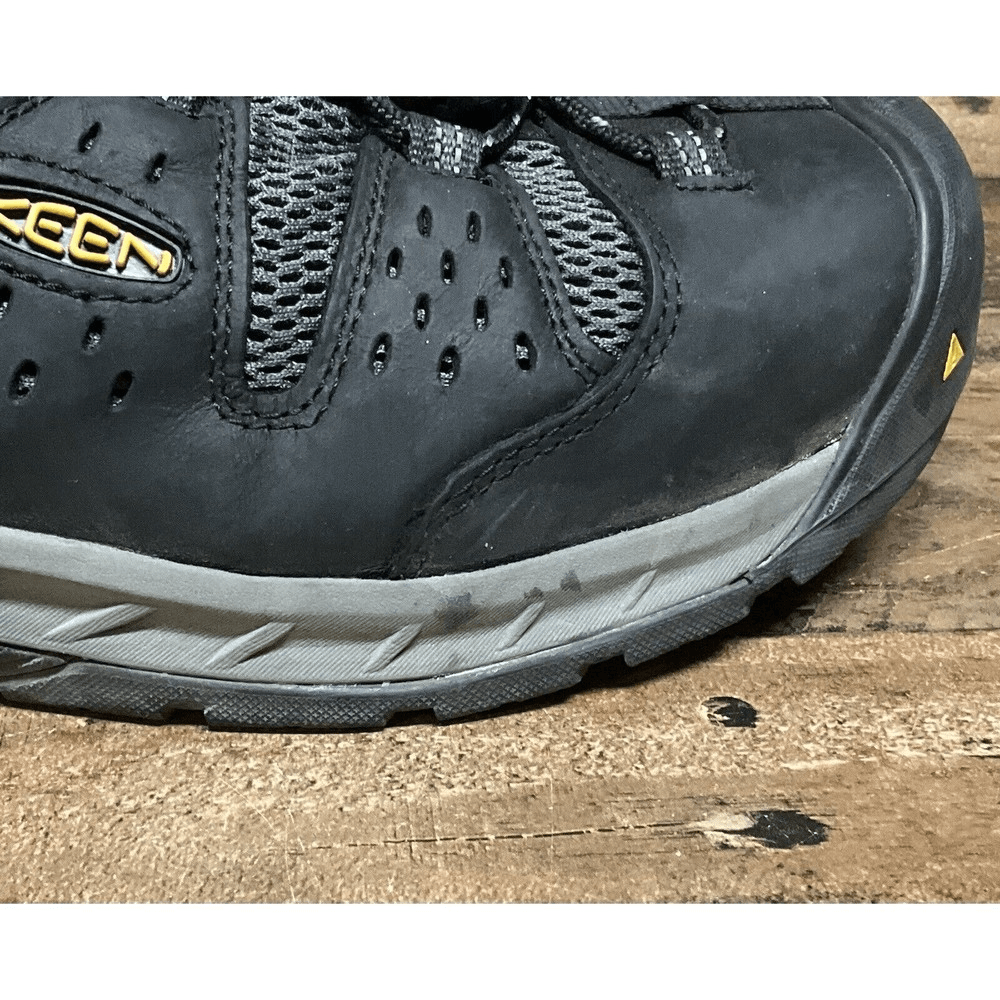 Scarpe antinfortunistiche da lavoro KEEN Utility Flint nere punta bassa in acciaio Uomo 13EE W1