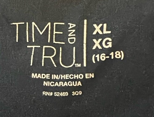 Time & Tru Spaghettiträger Tank Gr. XL ~ blau ~ Stretch - Bild 4 von 5