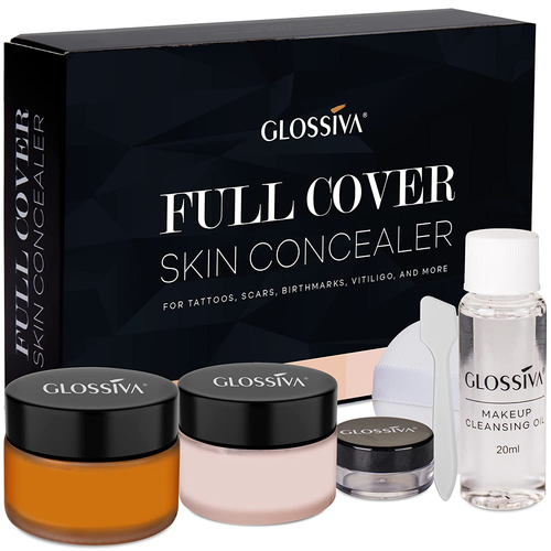 Tattoo Cover up Makeup Waterproof Concealer for Dark Spots, Scars, Vitiligo, and - Picture 11 of 12