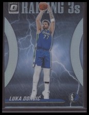 2023-24 Donruss Optic #15 Luka Doncic Raining 3s Prizm