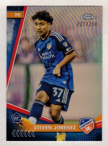 2024 Topps Chrome MLS BASE ROSE GOLD REFRACTOR U Pick #/250 FREE Combined Ship - Picture 7 of 11