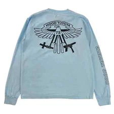 Travis Scott Hood Toyota Long Sleeve Tee Light Blue (TSCJ-LS011) Mens Size S-2XL