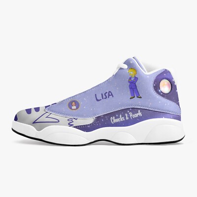 Kamala Harris A J 13 Lisa Simpson High Top Funny Purple