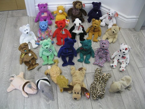 Ty Beanie Babies September 2001 Multi Coloured Birthday Bear - Picture 10 of 11