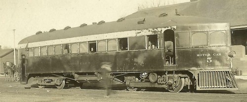 Beatrice NEBRASKA RPPC 1910 MCKEEN MOTOR CAR Union Pacific Railroad DEPOT UP RR - Picture 2 of 3