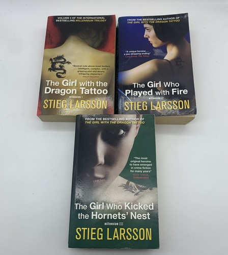 Girl with the Dragon Tattoo, 3 Book Bundle by Stieg Larsson - Picture 16 of 16