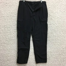 Propper Pants Medium Adult Black Cargo Button Fly Straight Leg Utility Outdoor
