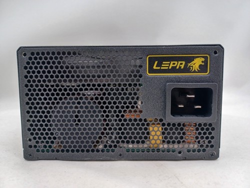 LEPA G1600-MA 1600W 80 PLUS POWER SUPPLY w/POWER CABLE - TESTED - Afbeelding 4 van 4