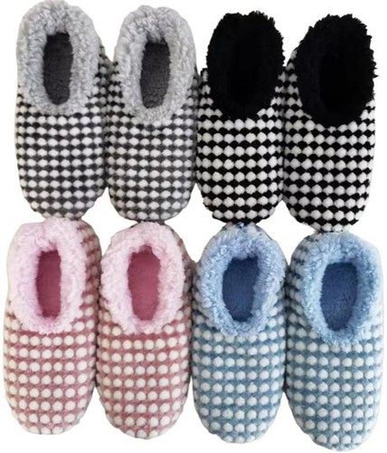 SLUMBIES SNUGGLY TIE DYE/ ROSE/ LOTSA DOTS Women's Soft Slippers Socks Non-Slip - Picture 15 of 112