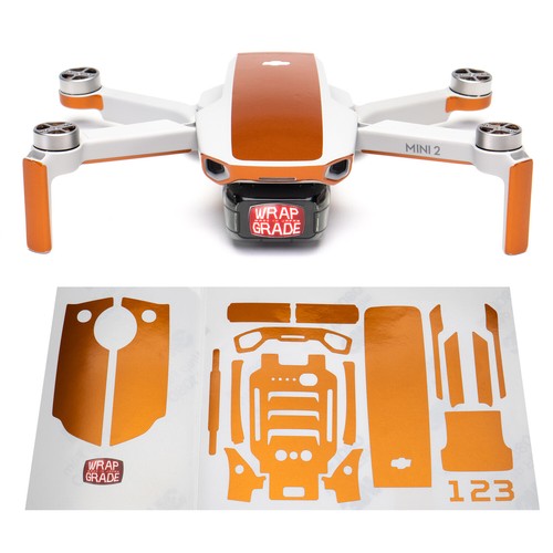WRAPGRADE Skin Wrap for DJI Mini 2 Drone Accessory / Accent Color - Picture 20 of 84