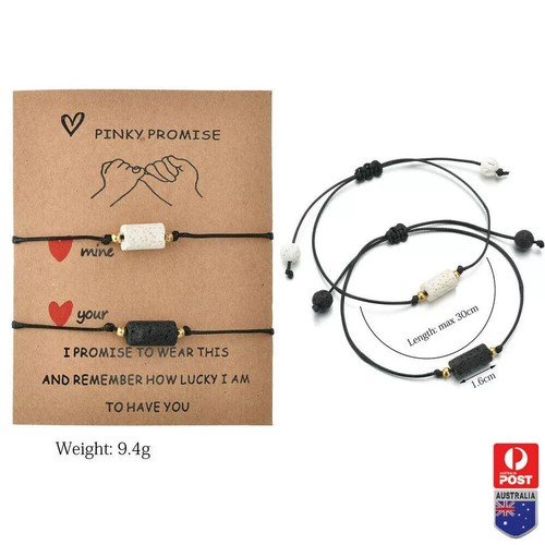BFF Two Parts Partners Best Friends Friendship Bracelet Set Couple Women Gift - Picture 18 of 39