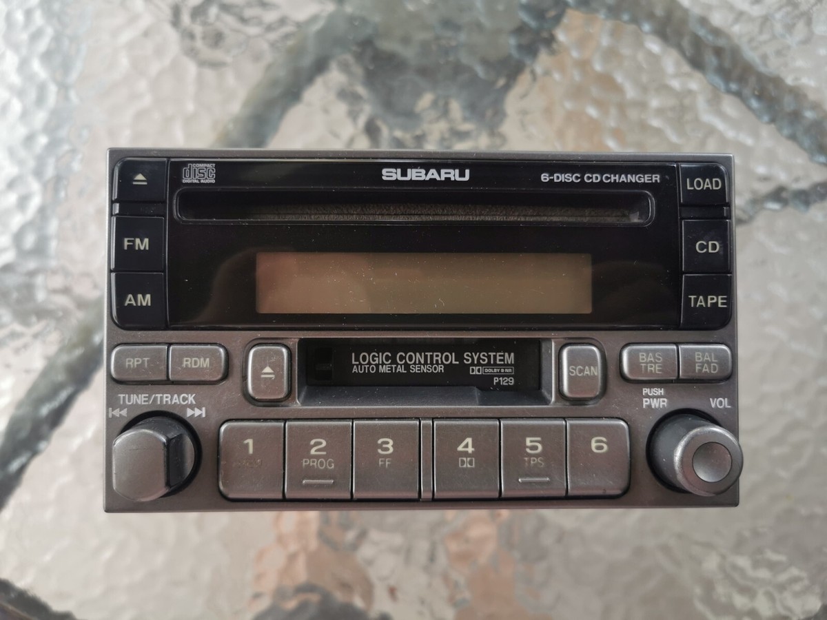 2005-07 Subaru Impreza GD Radio Stereo Casette Player 6 Disc