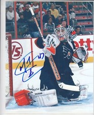 Martin Biron Autograph Flyers 8x10 Photo Sabres - Islanders - Rangers