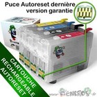 RECHARGEABLE Cartouche Rechargeable pour Epson T1631 à T1634 - Pack X4 Vides
